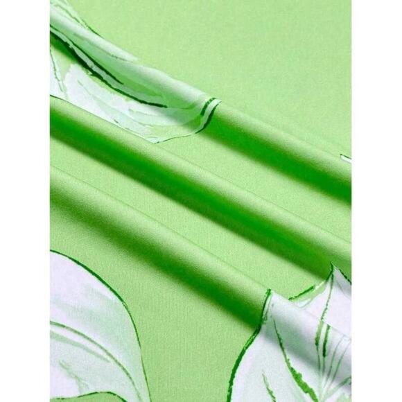 New Tropical Flower Print Sexy Cami Design Women's Dress Maxi Women Outfit - Picture 4 of 5